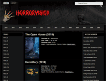 Tablet Screenshot of horrorvision.net